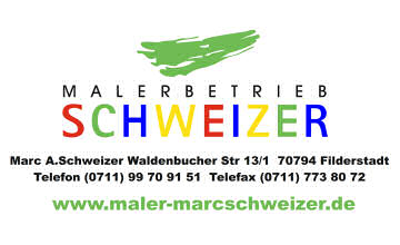 Maler Marc Schweizer - Malerbetrieb Filderstadt