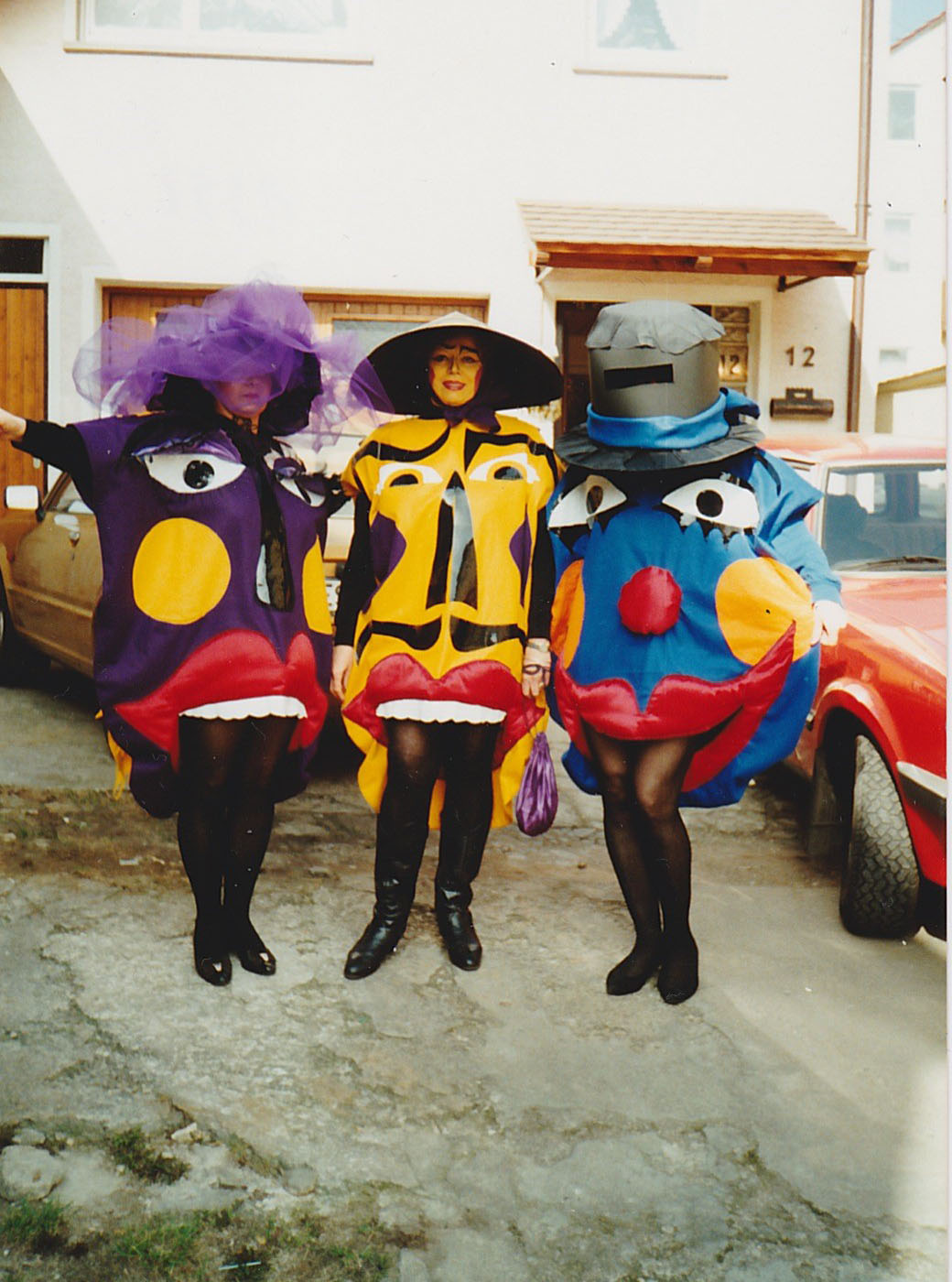 1992 Fasnetsumzug LachendeGesichter