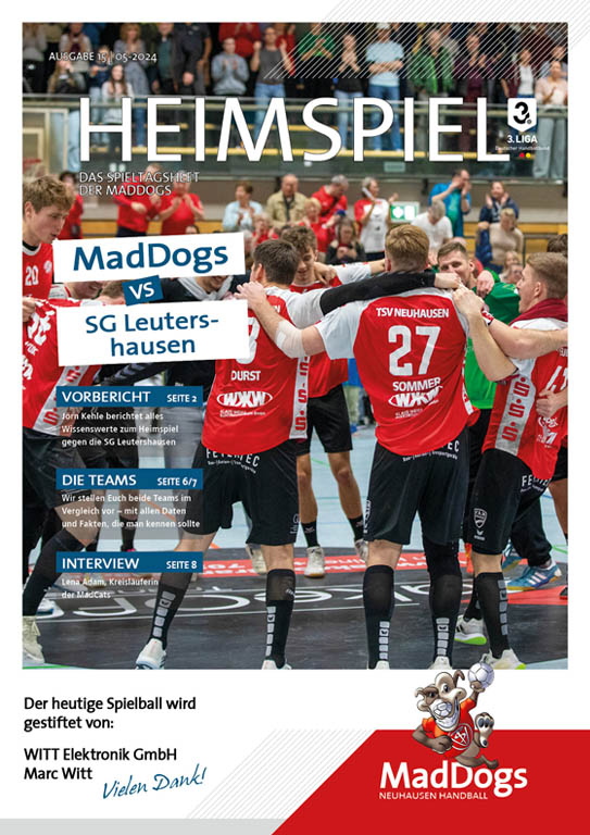 Das Spielheft zum aktuellen Heimspiel