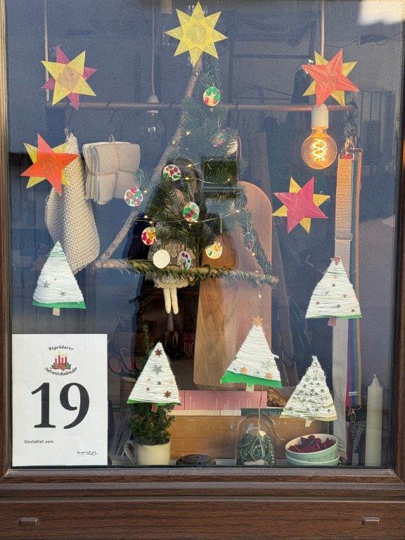 Begehbarer Adventskalender bei 